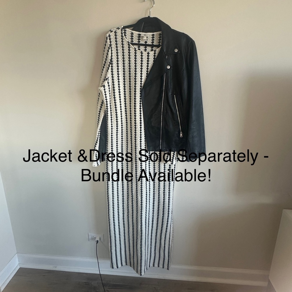 Midi Knit Dress w/ Slit - Plus Size